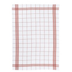 Geruite Keukenhanddoek Classic Rood