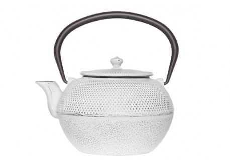 Theepot Gietijzer Wit 1,2 L - Cosy Trendy