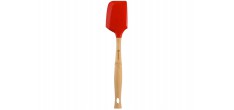 Grote Spatel Silicone 33 cm Kersenrood