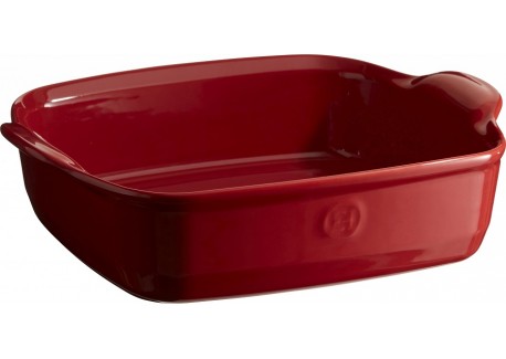 Vierkante Ovenschaal 28x23 cm Rood Grand Cru - Emile Henry