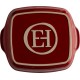 Vierkante Ovenschaal 28x23 cm Rood Grand Cru - Emile Henry
