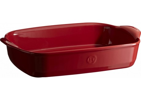 Plat à four Rectangulaire Medium 36x23 cm Rouge Grand Cru - Emile Henry