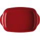 Rechthoekige Ovenschaal Medium 36x23 cm Rood Grand Cru - Emile Henry