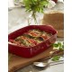 Plat à four Rectangulaire Medium 36x23 cm Rouge Grand Cru - Emile Henry