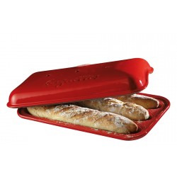 Stockbrood Bakvorm Rood Grand Cru - Emile Henry Stockbrood Bakvorm Rood Grand Cru - Emile Henry