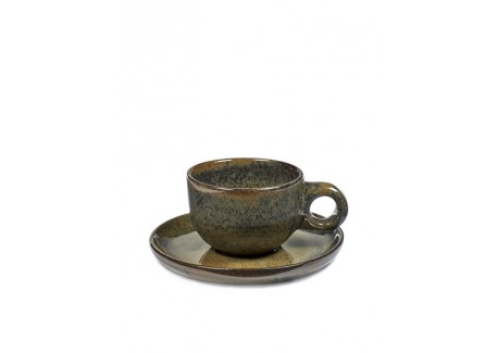 Sergio Herman Surface Cafe Lungo Tas met Ondertas Indi Grey - Serax