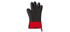 Neopreen / siliconen handschoen zwart en rood