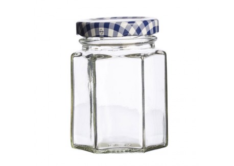 Bocal Hexagonal en Verre avec Couvercle 110 ml - Kilner