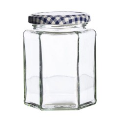 Bocal Hexagonal en Verre avec Couvercle 280 ml - Kilner Bocal Hexagonal en Verre avec Couvercle 280 ml - Kilner