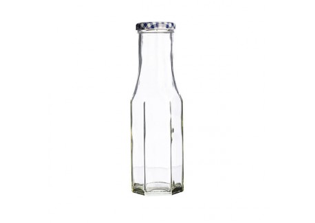Bouteille Hexagonale en Verre avec Couvercle 250 ml  - Kilner