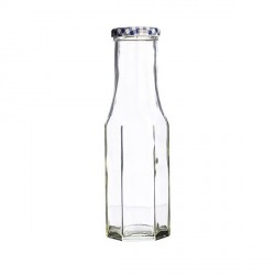 Bouteille Hexagonale en Verre avec Couvercle 250 ml  - Kilner Bouteille Hexagonale en Verre avec Couvercle 250 ml  - Kilner