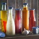 Glazen Zeshoekige Fles met Schroefdeksel 250 ml - Kilner