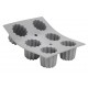 Elastomoule Moule Silicone à 6 Cannelés - De Buyer