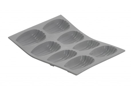 Elastomoule Siliconen Bakvorm 8 Madeleines - De Buyer