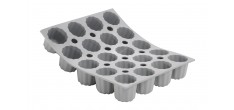 Elastomoule Siliconen Bakvorm 20 Mini-Cannelés