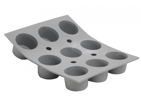 Elastomoule Moule Silicone à 9 Mini-Muffins - De Buyer