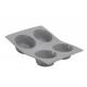 Elastomoule Siliconen Bakvorm 4 Muffins - De Buyer