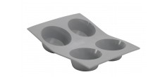 Elastomoule Siliconen Bakvorm 4 Muffins