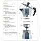 Moka Express 6 Tasses 270 ml Cafetière Italienne - Bialetti