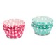 Papieren Cupcake Vormpjes Stippen/Vierkantjes 200 dlg 5 cm - Patisse