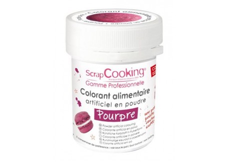 Colorant Poudre Pourpre 5 g - Scrapcooking