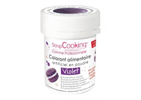 Colorant Poudre Violet (ou Violet Myrtille) 5 g - Scrapcooking