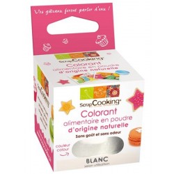 Natureel Voedsel Kleuragent Wit 10 g - Scrapcooking Natureel Voedsel Kleuragent Wit 10 g - Scrapcooking