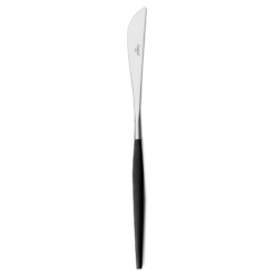 Goa Couteau à Découper Brossé Manche Noir  - Cutipol Goa Couteau à Découper Brossé Manche Noir  - Cutipol