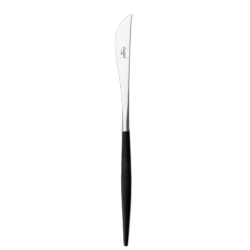 Goa Couteau à Fromage Brossé Manche Noir  - Cutipol Goa Couteau à Fromage Brossé Manche Noir  - Cutipol