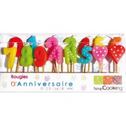 Bougies d'Anniversaire 15 pcs - Scrapcooking Bougies d'Anniversaire 15 pcs - Scrapcooking