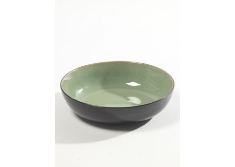 Pascale Naessens Pure Diep Bord 20 cm Groen/Zwart - Serax