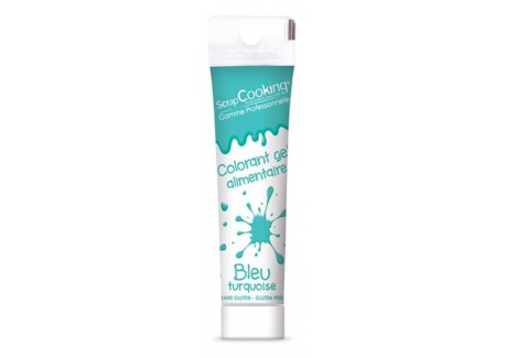 Voedsel Gel Kleuragent Blauw Turquoise 20 g - Scrapcooking
