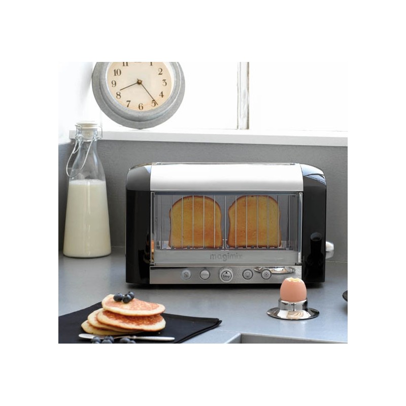 beest een keer wees gegroet Magimix - Broodrooster Le Toaster Vision Zwart - Les Secrets du Chef