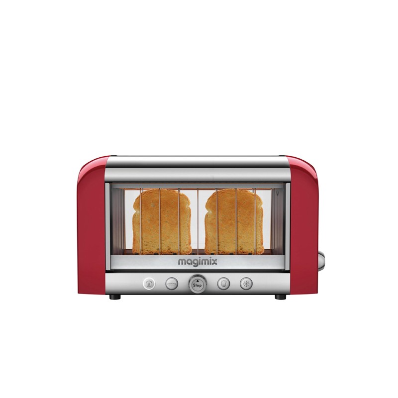 lawaai Federaal Nuttig Magimix - Broodrooster Le Toaster Vision Rood - Les Secrets du Chef