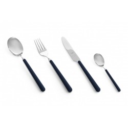 Fantasia Millenium Couverts 24 pcs Bleu Cobalto - Mepra Fantasia Millenium Couverts 24 pcs Bleu Cobalto - Mepra