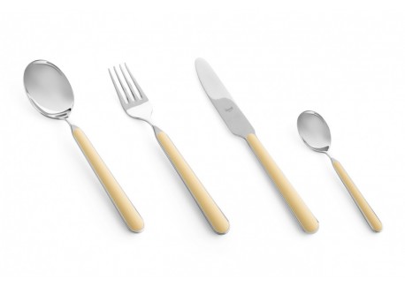 Fantasia Millenium Couverts 24 pcs Blanc Vaniglia - Mepra