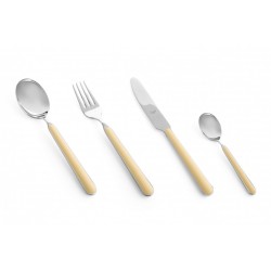 Fantasia Millenium Couverts 24 pcs Blanc Vaniglia - Mepra Fantasia Millenium Couverts 24 pcs Blanc Vaniglia - Mepra
