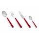 Fantasia Millenium Couverts 24 pcs Rouge Rosso - Mepra