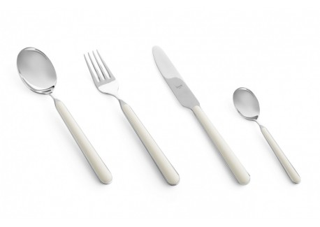 Fantasia Millenium Couverts 24 pcs Blanc Porcellana - Mepra