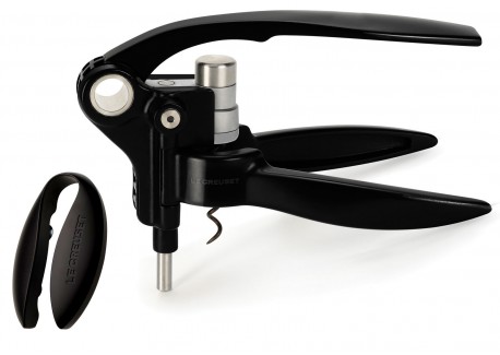 LM 250 Tire Bouchon à Levier + Coupe Capsule Noir - Le Creuset