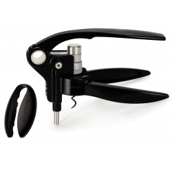 Coupe-capsule Le Creuset Noir Nickel - Découpe Nette, 4 Molettes, Métal Haute Qualité, Garantie 10 Ans