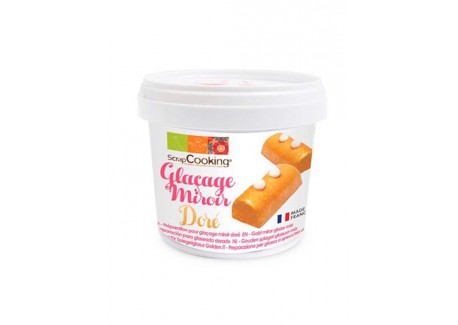 Glaçage Miroir Doré 220 g - Scrapcooking