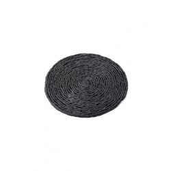 Sergio Herman Surface Sous-plat M Jacinthe Noir 26 cm  - Serax Sergio Herman Surface Sous-plat M Jacinthe Noir 26 cm  - Serax