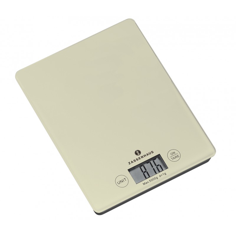 Balance de Cuisine 5kg/1g Kitchen Scale Crème  - Zassenhaus