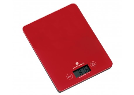 Balance de Cuisine 5kg/1g Kitchen Scale Rouge - Zassenhaus