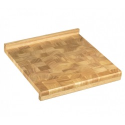Rechthoekige Snijplank met Opstaande Randen Kopshout van Hevea 39 x 39 cm