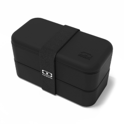 Original Bento LunchBox Noir Made in France 1 L - MonBento Original Bento LunchBox Noir Made in France 1 L - MonBento