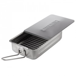 Fumoir en Inox 28x17x7 cm - Camerons Fumoir en Inox 28x17x7 cm - Camerons