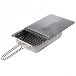 Fumoir en Inox 38x28x8 cm  - Camerons Fumoir en Inox 38x28x8 cm  - Camerons