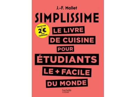 Simplissime Livre de cuisine pour Étudiants - Hachette